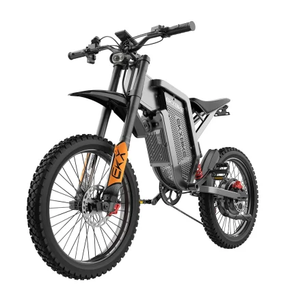 EKX X21 Max Electric Motorcycles Brushless Gearless Motors 30AH Lithium Battery Adult Off Road MTB Ebike